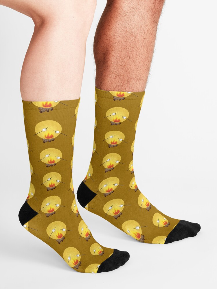 Alternate view of Roasting Marshmallows over Campfire Socks