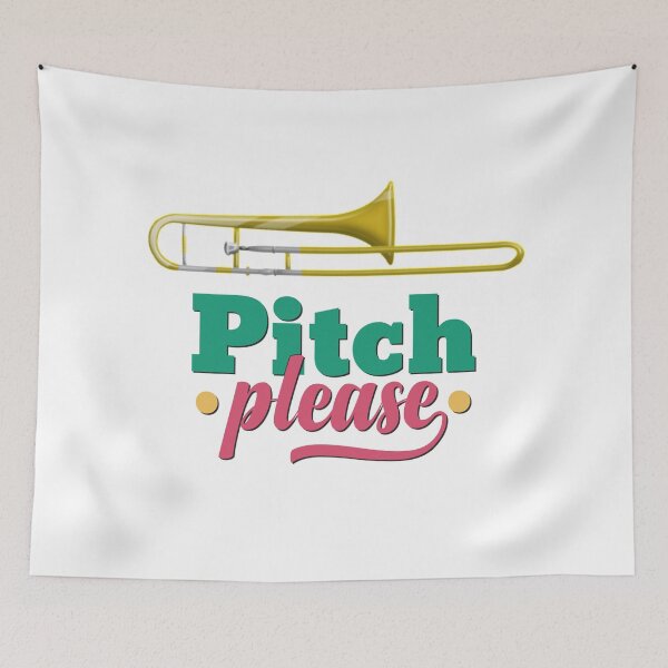 Item preview, Pitch Please - Trombone designed and sold by BandMomDesigns.