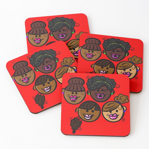 Item preview, The Joy of Friends RED designed and sold by blackgirljoy.