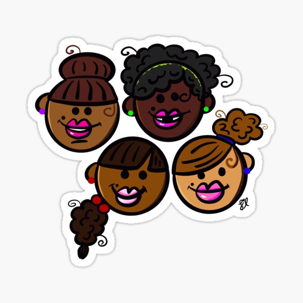 The Joy of Friends RED Sticker