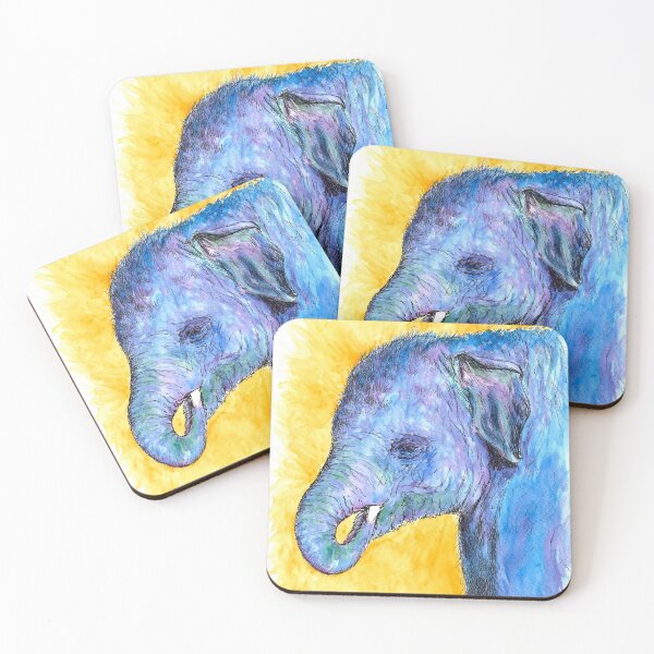 Item preview, Technicolour Elephant designed and sold by clgcreativearts.
