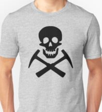 Skull & Cross Pick Hammers Unisex T-Shirt