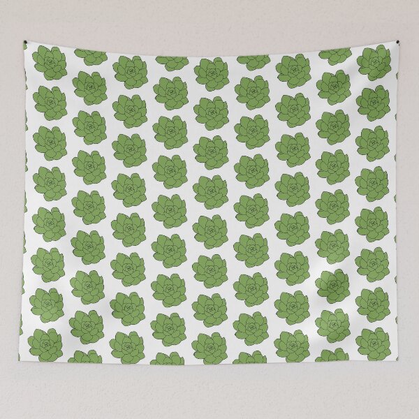 Item preview, Bright Green Round Succulent designed and sold by elmma design.