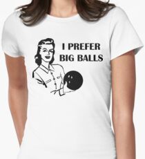 Funny Women's Bowling Team Women's Fitted T-Shirt