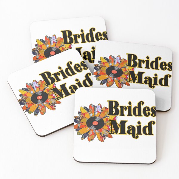 Item preview, Brides maid vinyl record flower  designed and sold by artbyomega.