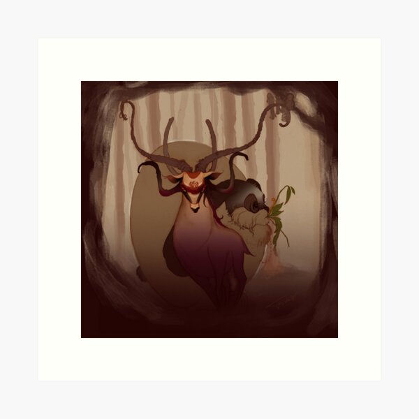 Ciervantes & Pepín le Lapin Art Print
