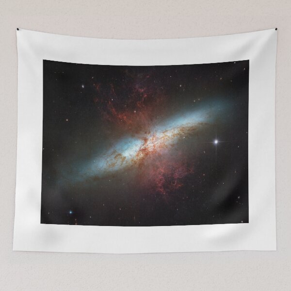 Item preview, Starburst Galaxy Hubble Telescope Deep Space Photo designed and sold by SolanaHouse.