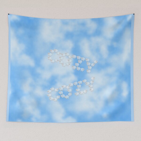 Item preview, Cozy Cozy Sheep in the Clouds designed and sold by JoanNinjaHen.