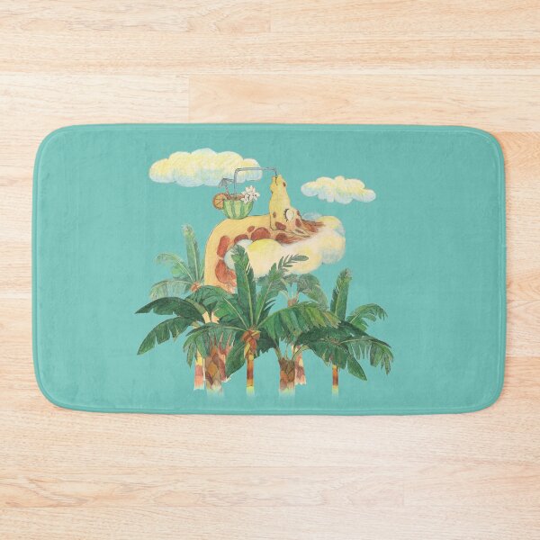 Item preview, Giraffes drinking tropical drinks  designed and sold by hahaha-creative.