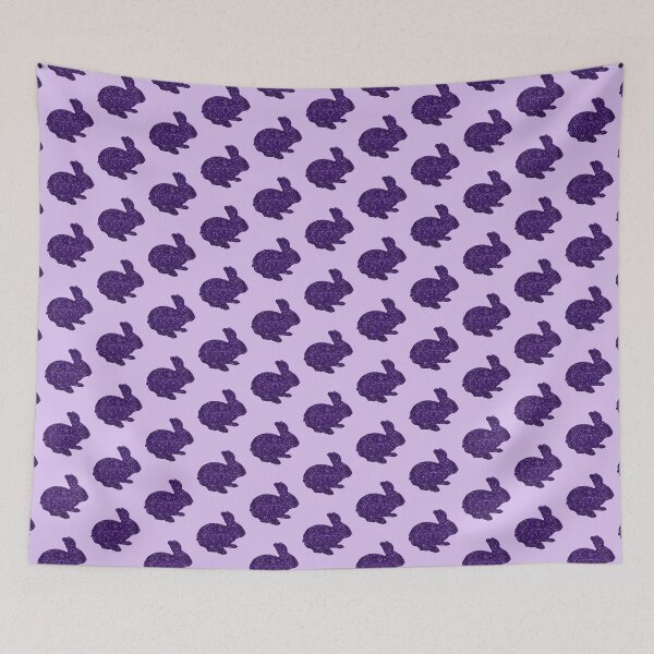 Aperçu de l'œuvre Mignon lapin violet créée et vendue par Atteestude.
