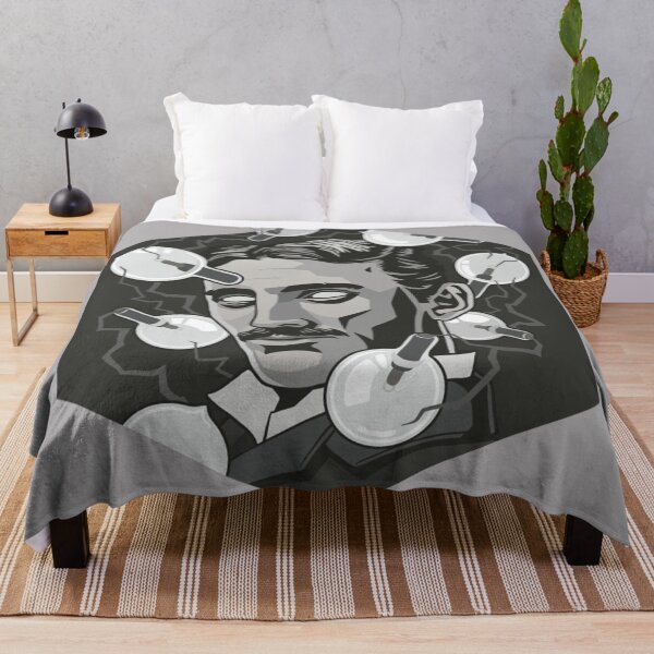 Item preview, Nikola Tesla Fractal designed and sold by PODLizardWizard.