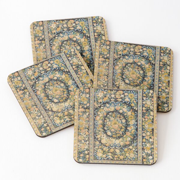 Item preview, Louis XIV Savonnerie French Floral Carpet Print designed and sold by Vicky Brago-Mitchell®.