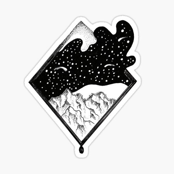 Expanding Night Sticker