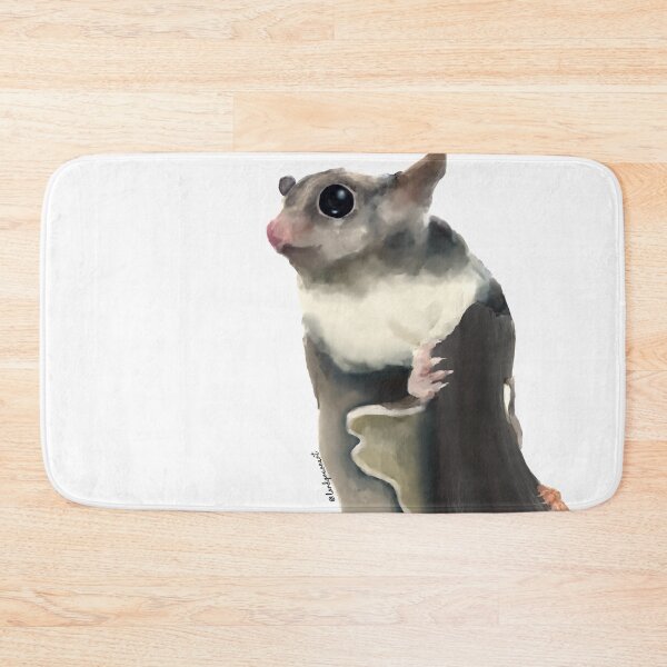 Item preview, Gray Scale Sugar Glider Portrait designed and sold by LordGraceArt.
