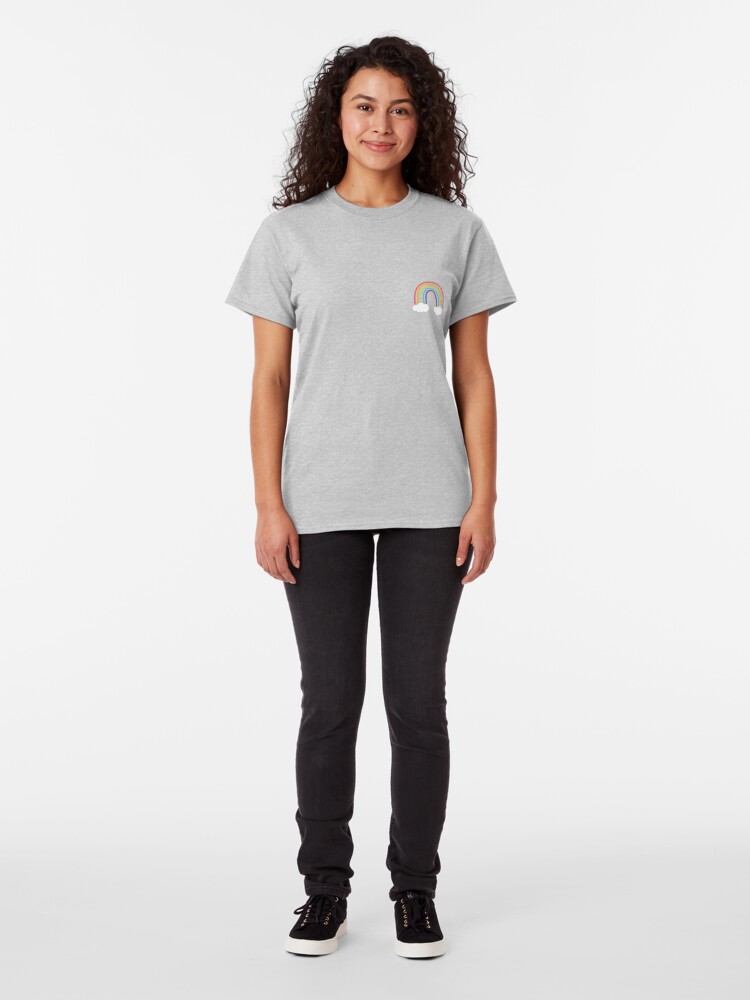 Alternate view of Colorful Rainbows Classic T-Shirt