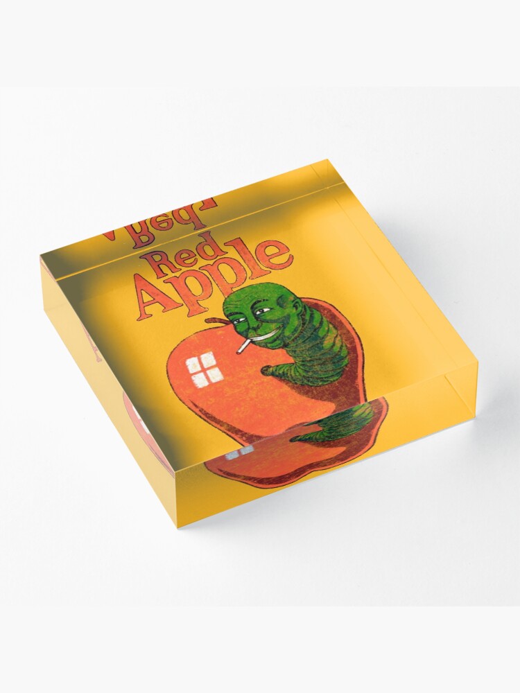 Alternate view of red apple cigarettes (Brand from Tarantino's movies) Acrylic Block