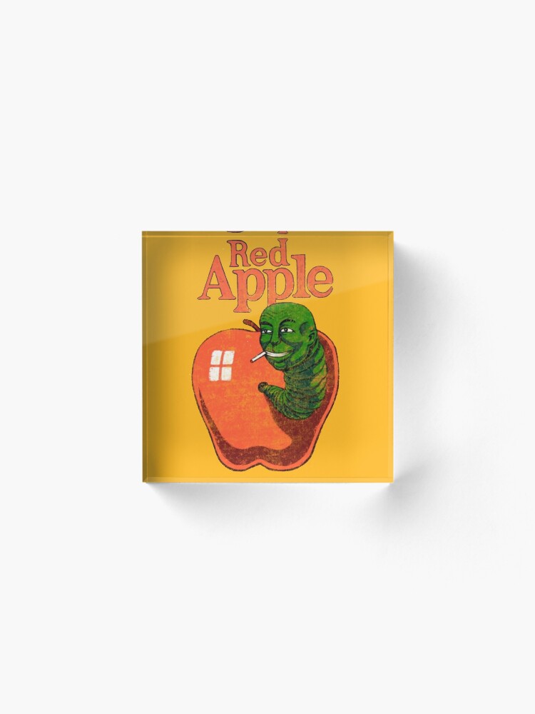 Alternate view of red apple cigarettes (Brand from Tarantino's movies) Acrylic Block