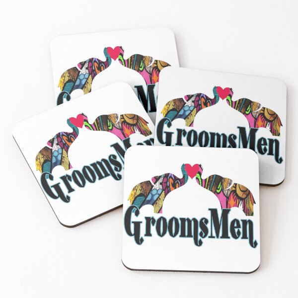 Item preview, Groomsmen love elephants  designed and sold by artbyomega.