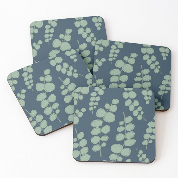 Item preview, Eucalyptus Cascade, botanical print designed and sold by FreckledBliss.