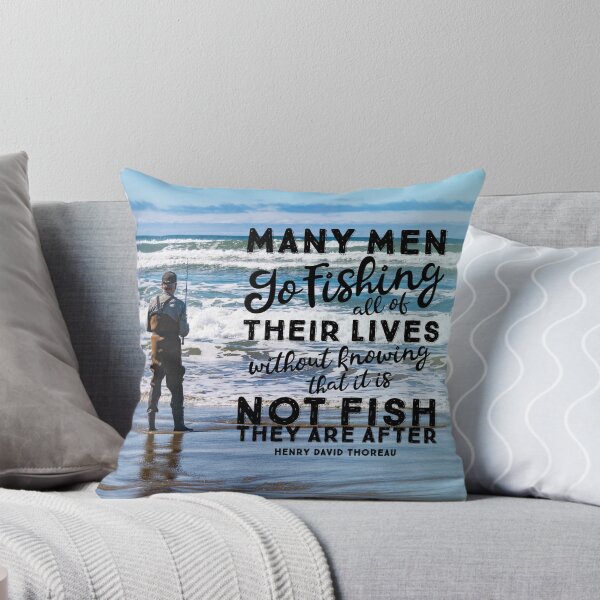 Item preview, Man Fishing at the Beach designed and sold by blueskiesforme.