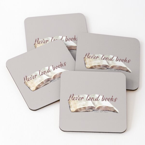 Item preview, Bill Adama's Quote - Never Lend Books designed and sold by Ila9182.