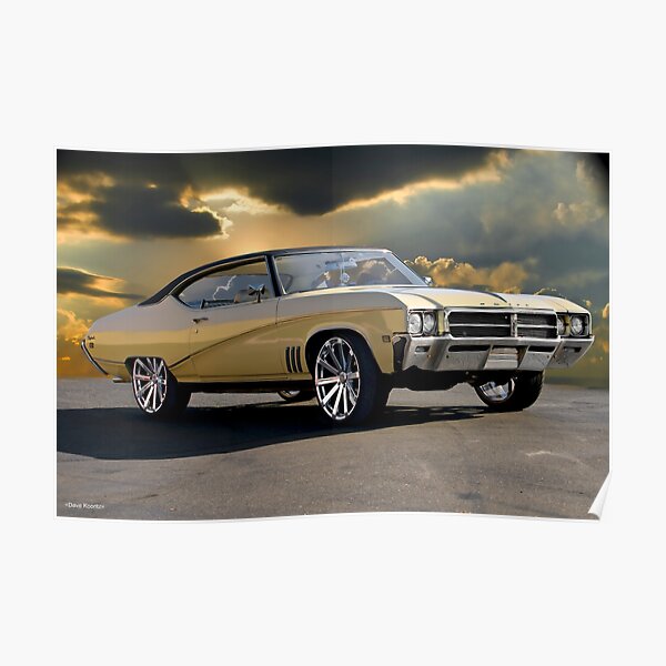 "1969 Buick 'Boulevard Cruiser' Skylark" Poster for Sale by DaveKoontz