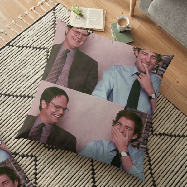 Dwight and Jim Floor Pillow