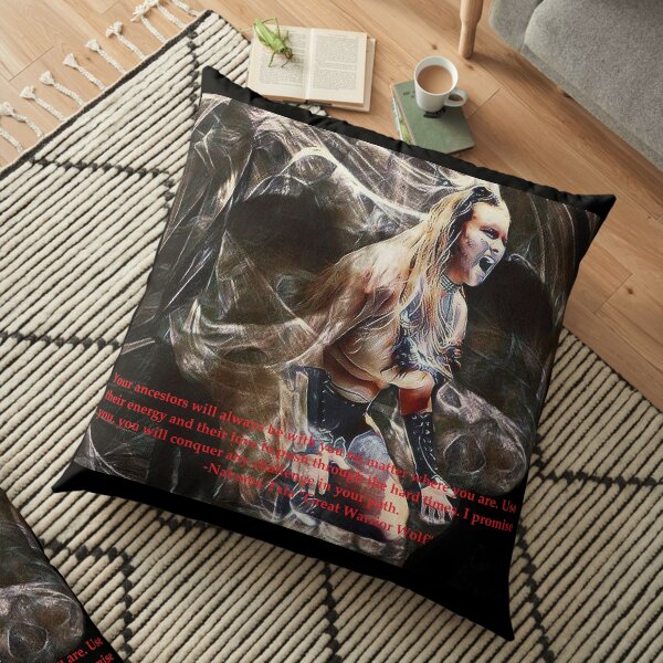 Nakoma Tala (My ancestors will always be with me) Floor Pillow