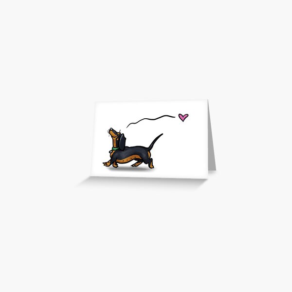 Dachs trot Greeting Card