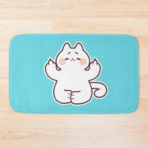 Item preview, Meditating "F**K YOU" Cat designed and sold by Bumcchi.