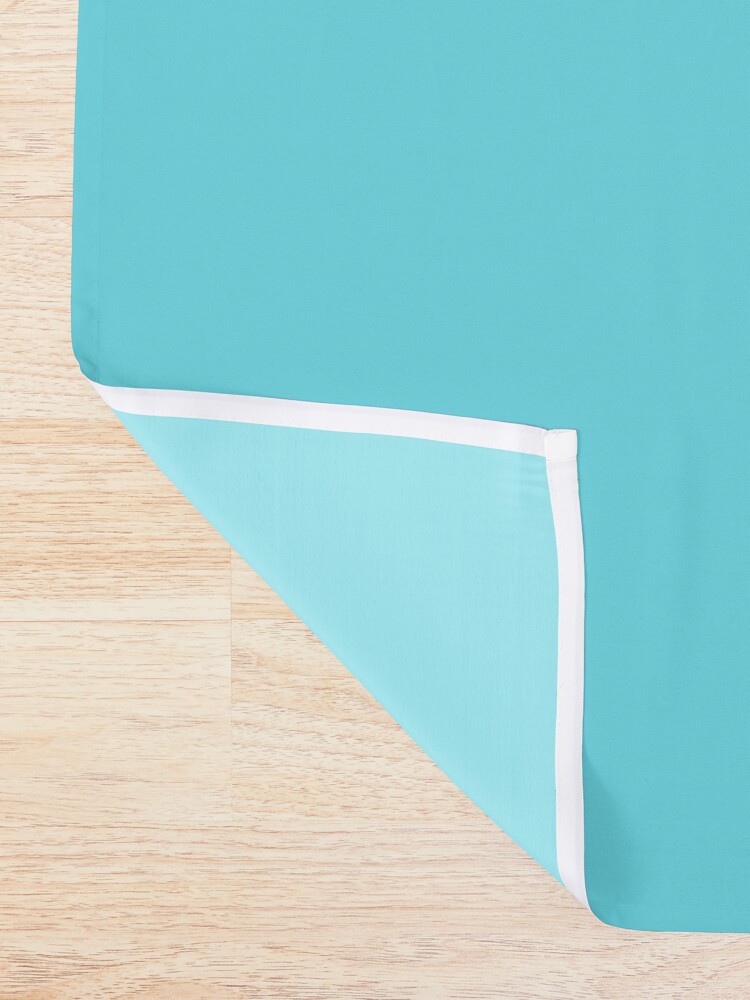 Alternate view of Meditating "F**K YOU" Cat Shower Curtain