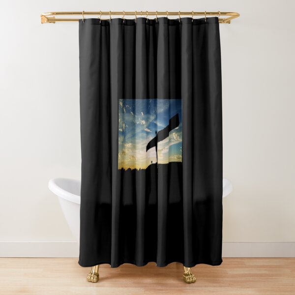 Angel of the North, Sunset, Newcastle-Gateshead Shower Curtain