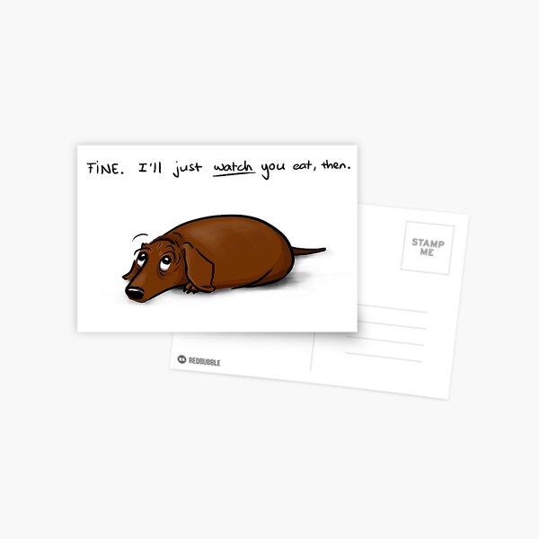 The Look w/ text Postcard