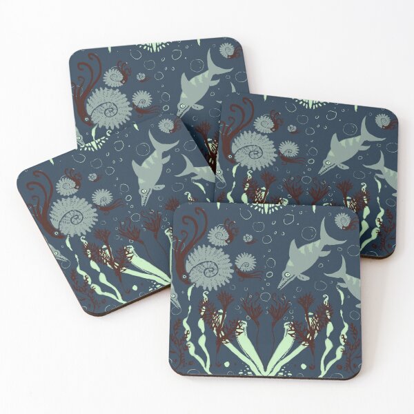 Item preview, Jurassic Ocean pattern designed and sold by katiewhittle.