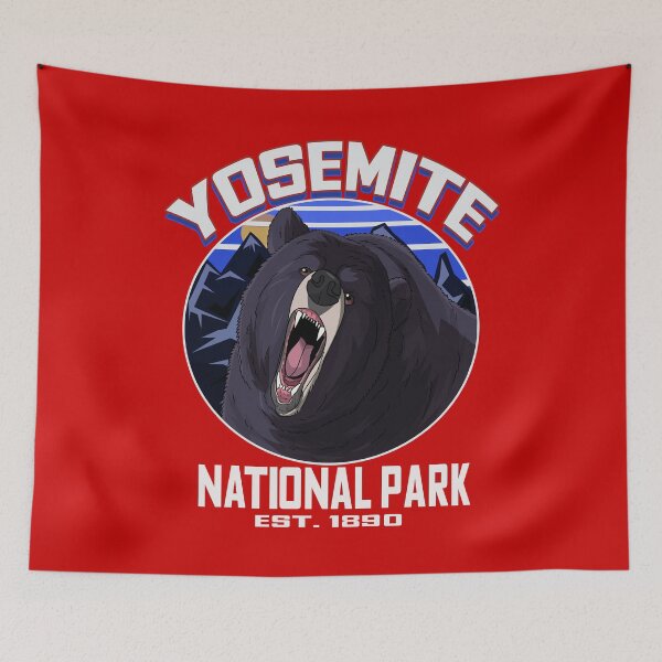 Item preview, Yosemite National Park California Bear designed and sold by Nosek1ng.