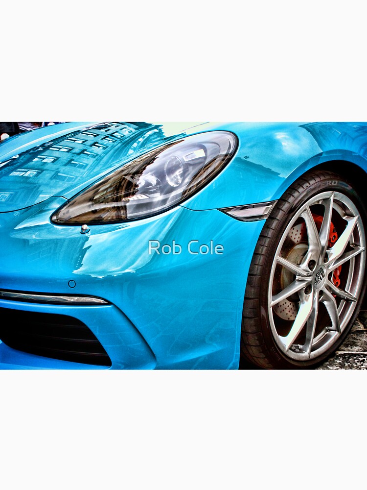 Blue Porsche Sports Car Front by robcole