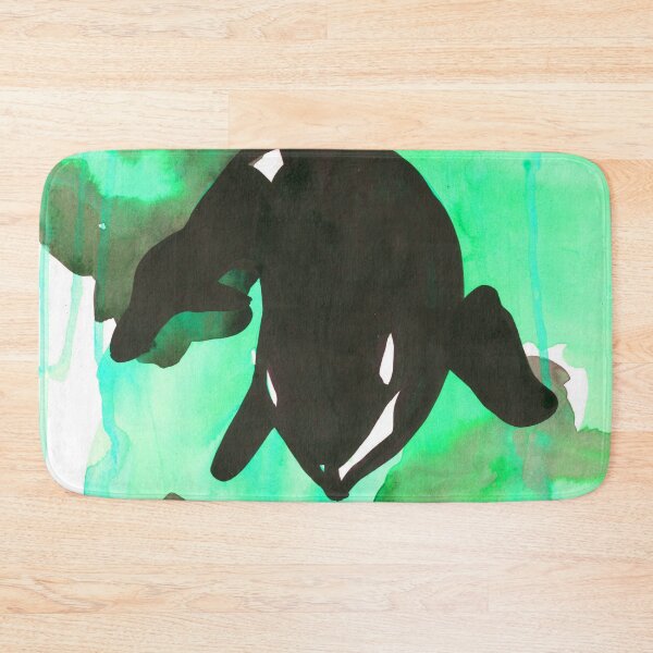 Item preview, Diving Orca - Mint Green  designed and sold by Niina  Niskanen.