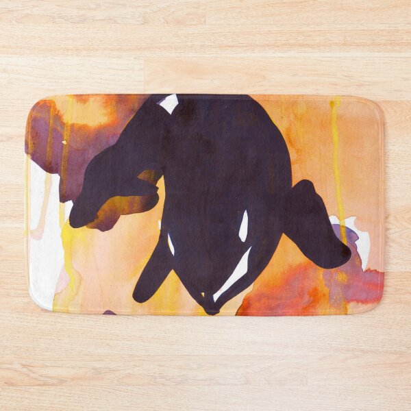 Item preview, Diving Orca - Orange and Yellow  designed and sold by Niina  Niskanen.