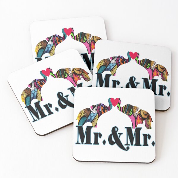 Item preview, Mr. and Mr. love elephants  designed and sold by artbyomega.