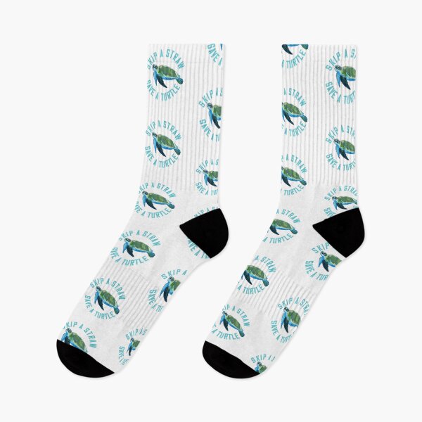 Item preview, Save the Turtles, Skip the Straws  designed and sold by alittleprintsdesign.