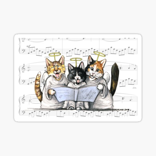 Item preview, carols by kittens designed and sold by Danelle Malan.