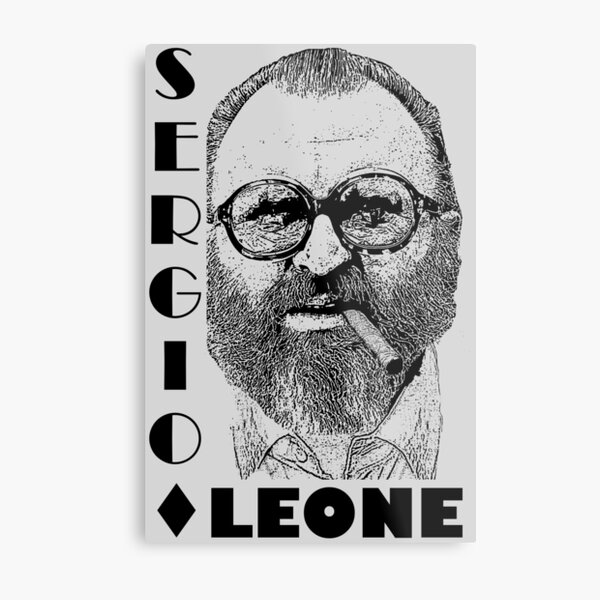 Sergio Leone movie director Metal Print