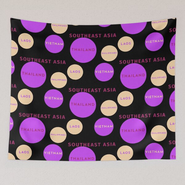 Item preview, Southeast Asia countries Thailand Vietnam Laos Philippines designed and sold by KorSeouDesign.