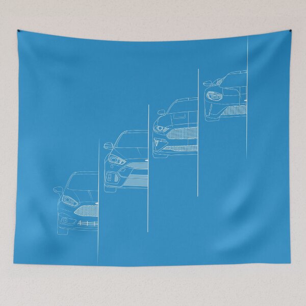 Item preview, Fast Fords (White) designed and sold by AutomotiveArt.