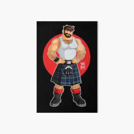 ADAM LIKES KILTS Art Board Print