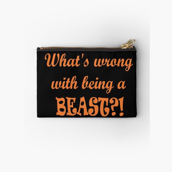 Item preview, Being Beastly (Orange Text) designed and sold by DisneyFanatic23.