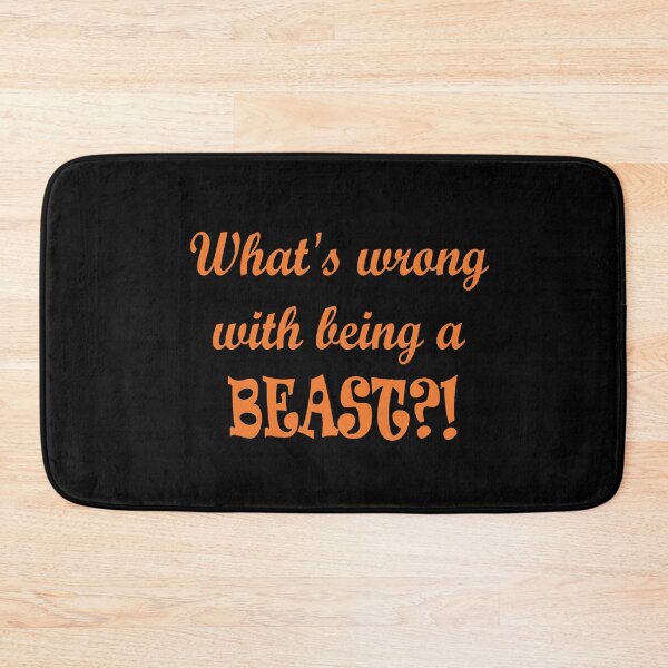 Item preview, Being Beastly (Orange Text) designed and sold by DisneyFanatic23.