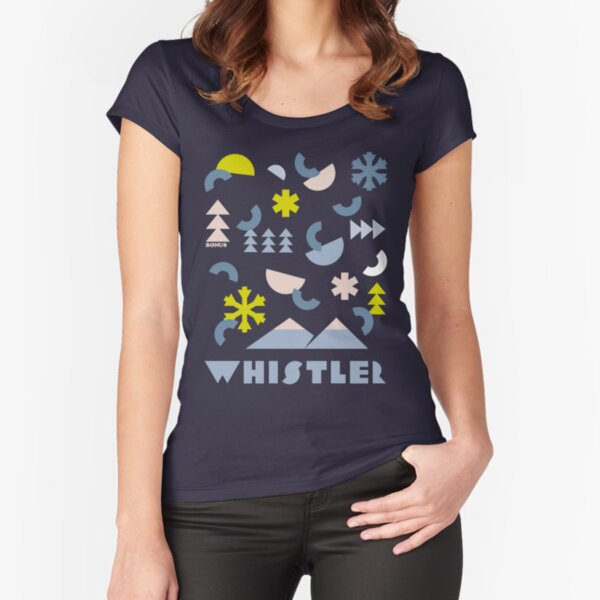 Whistler Disco Party Fitted Scoop T-Shirt