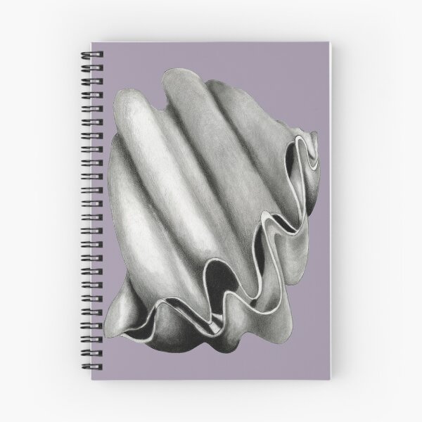 Item preview, Clam shell in black, grey and white designed and sold by KnowingWonder.