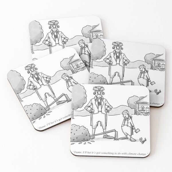 Item preview, Funny George Washington and Climate Change Cartoon Humor designed and sold by Bill Abbott.